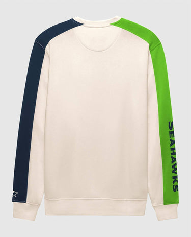 Starter - Men's Seattle Seahawks Team Crew Long Sleeve Shirt