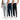 Real Essentials 3 Pack Mens Mesh Jogger Athletic Sweatpants with Pockets Big and Tall