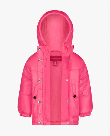 London Fog - Big Girls Zip-front Heavy Weight Puffer Jacket