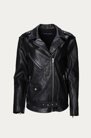 Zeynep Arcay - OVERSIZED LEATHER BIKER JACKET