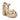 Xti - WOMEN'S HEELED JUTE PLATFORM SANDALS