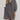 Entro - Balloon Sleeve V-neck Denim Dress