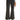 Ganni Pinstripe Crop Bootcut Pants in Black, Size 36