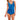 Waterpro - Chlorine Resistant V-neck Sarong One Piece Swimsuit
