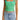 Alice + Olivia Penelope Smocked Ruffle Crop Top in Rare Feelings Jade, Size X-Large