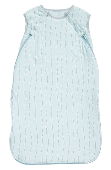 KicKee Pants Lightweight Fluffle Sleeping Bag in Spring Sky Pussy Willows, Size 0-6 M Us