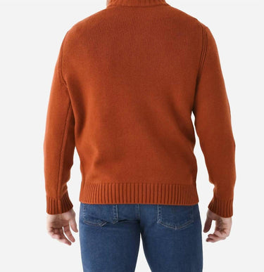 Vince - Men's Wool Cashmere Relaxed Quarter-zip Sweater