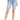 MOTHER The Trickster Fray Hem Denim Shorts in Slay It With Flowers, Size 24