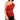 INC International Concepts Women's Faux-Suede One-Shoulder Ruffled Top Medium Red Size Medium