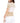 Maison Jules Women's London Printed Scalloped Top Beige Size X-Large