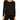 INC International Concepts Women's Tulle Peplum Top Black Size Small