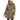 Madden Girl Juniors' Drama Skirted Coat Brown Size Large