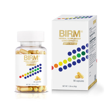 BIRM Concentrated Herbal Supplement, Immune System Natural Booster - 90 Capsules