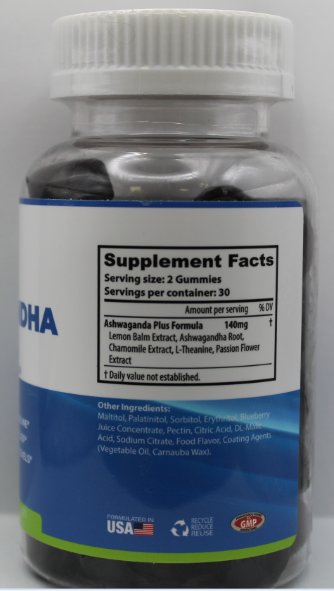 Oomph Body Ashwaganda Zen Gummies - 60 Gummies