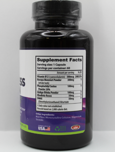 Oomph Body Limitless Brain Nootropic Zen Energy Plus - 60 Capsules