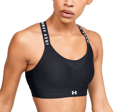 Under Armour Women's Infinity Cross Back High Impact Sports Bra Black Size X-Small