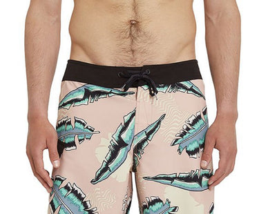 Volcom Men's Detoonator Mod Board Shorts Pink Size 31