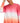 ID Ideology Women's Dip Dye Crewneck Top Orange Size XX-Large