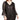 Alfani Women's Metallic Knit Cross Top Black Size 0X