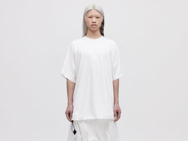 O.S Zip Back Tee - White