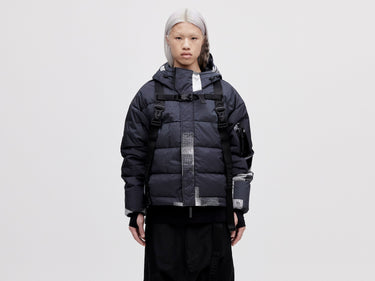Utility Down Jacket with Backpack - Dark Pixel