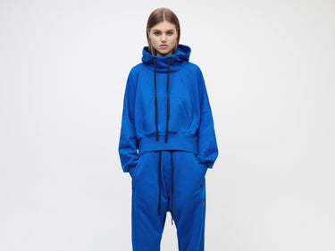 Ria Cropped Hoodie BVBA Antwerp - Blue