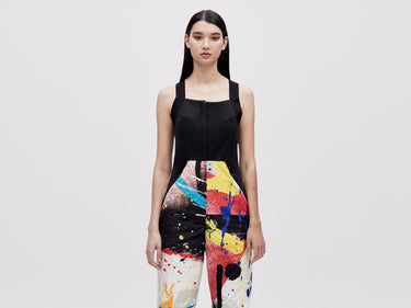 Wadded Salopette - Light Splatter