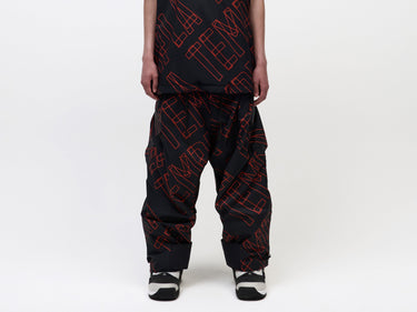 Pipe Cargo Pant Unisex - Black