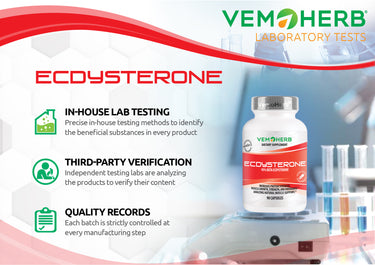 VemoHerb Ecdysterone, Dietary Supplement - 90 Capsules