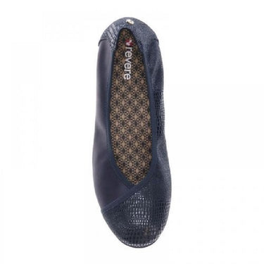 Revere Women's Nairobi Ballet Flats Blue Size 6 B(M) US