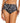Splendid Women's Cow Print Spot On Printed Stella High Waist Swim Bottom Black Size Medium