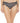 DKNY Women's Printed Side Tie Bikini Bottom Swimsuit Black Size Small