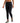 ID Ideology Women's Compression Active 7/8 Ankle Leggings Black Size Small