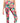 ID Ideology Women's Tropical Side Pocket 7/8 Leggings Pink Size Small