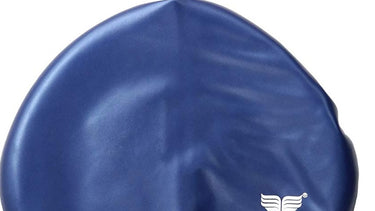 TYR 7-Pack Unisex Silicone Junior Racer Cap WhiteBlue Size Regular